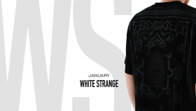White Strange Banner Çalışması