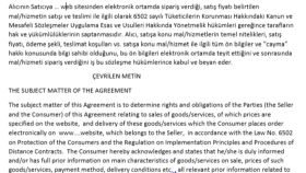 Mesafeli Satış Sözleşmesi (TR-İNG)