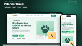 Patiler Veteriner Kliniği - Konsept Web Sitesi