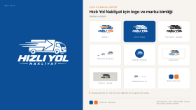 Hızlı Yol Nakliyat için logo ve marka kimliği