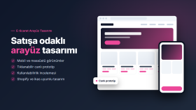 e-ticaret siteniz için arayüz tasarımı yaparım