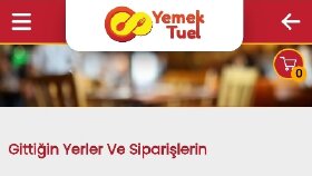 Yemek Sepeti Benzeri Uygulama 