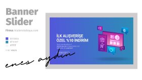 İkizlerotoboya - Banner Slider Tasarımı