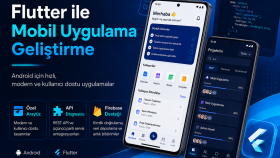 Flutter ile mobil uygulamalar geliştiriyorum