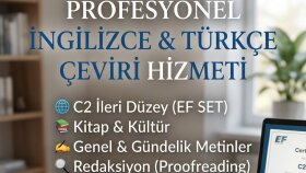 profesyonel ve doğal çeviriler yaparım