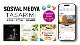 modern harika sosyal medya tasarımları yaparım