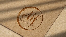 Elif Restaurant Logo Tasarımı