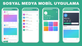 Modren Sosyal Medya Mobil Uygulaması