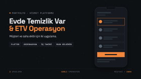 Evde Temizlik Var – Hizmet Platformu