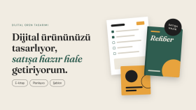 dijital ürününüzü tasarlıyor, satışa hazır hale getiriyorum