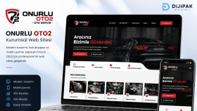 Onurlu Oto2 | Oto Servis Web Sitesi Tasarımı