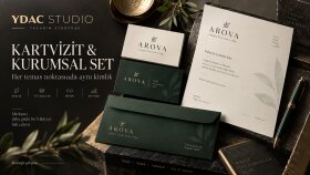 AROVA | Kartvizit ve Kurumsal Set Konsepti