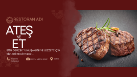 STEAK HOUSE BANNER TASARIMI