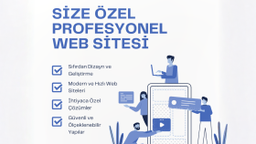 ihtiyacınıza özel ve modern bir web sitesi geliştiririm