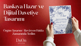 size özel baskı için / dijital davetiye tasarlayabilirim