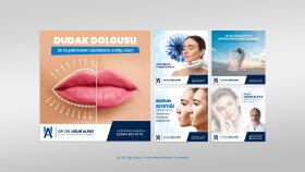 Estetik Sektörü Sosyal Medya Banner Tasarımları