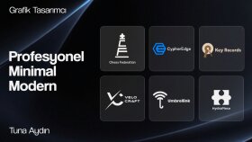 minimal, modern ve profesyonel logolar tasarlıyorum
