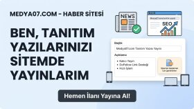 tanıtım yazılarınızı sitemde yayınlarım