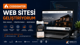 CodeIgniter ile özel web sitesi geliştiririm