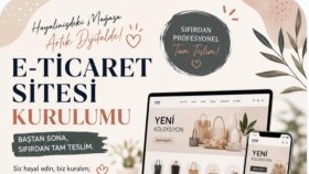 sıfırdan e-ticaret sitenizi kurarım