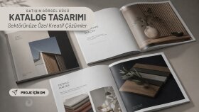 profesyonel ve modern katalog tasarımları yaparım
