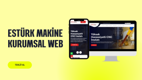ESTÜRKMAKİNE - Kurumsal Web Tasarım