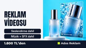 seslendirmeli profesyonel reklam filminizi hazırlarım