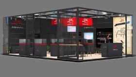 modüler ve maxima sistem fuar stant tasarımları yapıyorum