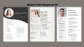 modern & profesyonel CV (PDF) hazırlıyorum