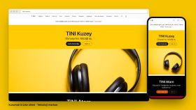 TINI – Teknoloji Markası Ürün Tanıtım Sitesi