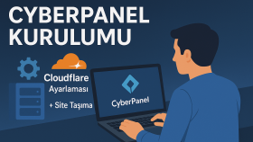linux cloud veya vps sunucunuza cyberpanel kurarım