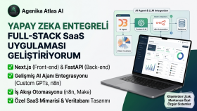 Next.js ve AI ile yüksek performanslı SaaS projeleri yaparım