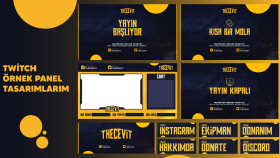 Örnek Twitch Panel Tasarım Örneklerim