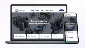 Makine Üreticisi İçin Kurumsal Web Sitesi