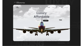 Lux Fly Landing Page