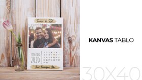 Kanvas Tasarım Çalışması (30x40cm)