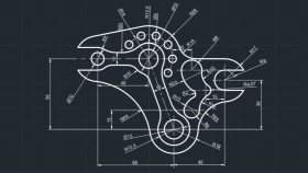 AutoCAD ile 2D teknik çizim yaparım