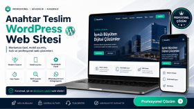 anahtar teslim WordPress web sitesi kurarım