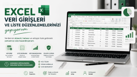 Excel veri girişleri ve düzenlemelerini yapıyorum