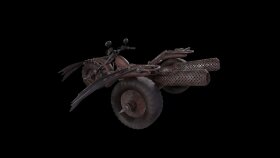Motorcycle Game Ready 3D Model