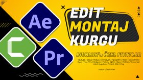 videonuzun montajını, kurgusunu ve efektlerini yaparım