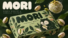 MORI — Fıstıklı Mochi Ambalaj Tasarımı