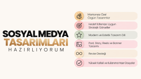 sosyal medya tasarımları hazırlıyorum