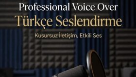  projeleriniz için Türkçe seslendirme yaparım
