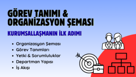 kurumsal görev tanımı ve organizasyon şeması hazırlarım