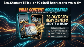 Shorts ve TikTok videolarınız için hazır senaryo yazarım