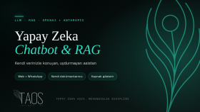 yapay zeka destekli chatbot ve rag asistanı kurarım