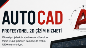  autocad detay çizimi yapabilirim