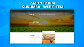 Amon Tarım Kurumsal WordPress Web Sitesi
