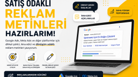 satış odaklı reklam metinleri hazırlarım